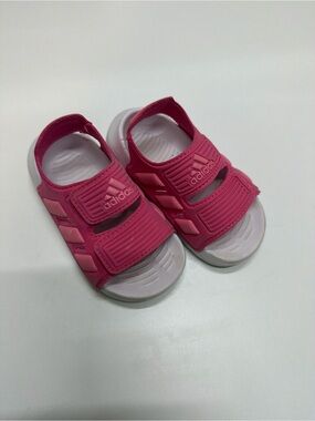 adidas Kids Pink Double-Strap Sport Sandals